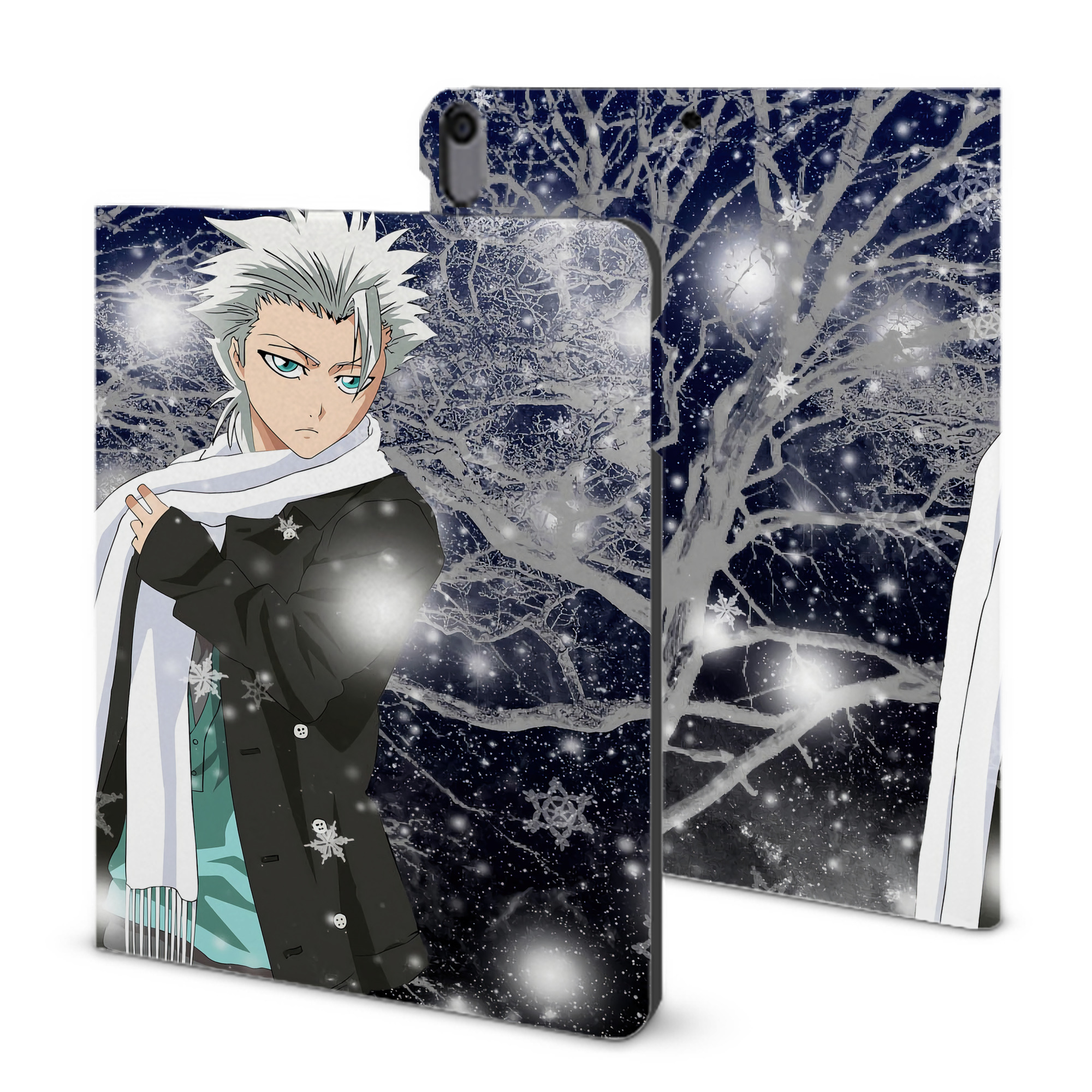 （画像用） ブリーチ BLEACH IPad ケース ブック型 PUレザー TPU 耐衝撃 軽量 薄型 ペン収納なし 全面保護 IPad 各モデル対応